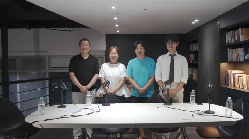 전원생활의 모든 것을 터놓고 말한 출연자들. 찍사홍, 최별, 조달환, 김선용.