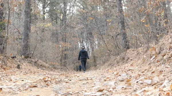 마을과 신도시가 함께 쓰는 둘레길. 많은 분들의 사랑을 받고 있다