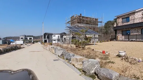 가장 깊은 곳 신축 타운하우스 단지 전경