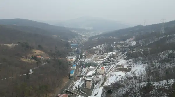 현장답사, 드론으로 살펴본 수레실길 전원마을 전경